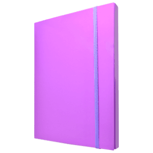 Fascikla sa gumom OPTIMUM 3D Box lila