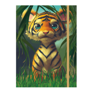 Fascikla sa gumom OPTIMUM 3D Box tiger