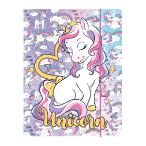  Fascikla sa gumom OPTIMUM Lux unicorn