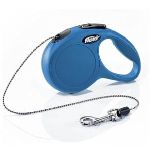 FLEXI New classic cord povodac za mačke XS 3m plavi