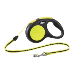 FLEXI New neon cord povodac XS 3m