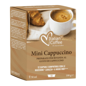 Kapsule ITALIAN COFFEE A Modo Mio mini Cappuccino 12kom