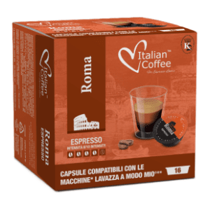 Kapsule ITALIAN COFFEE A Modo Mio Roma Espresso 16kom