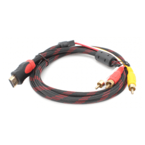 Konverter kabl HDMI na 3x RCA (m/m) 1.5m