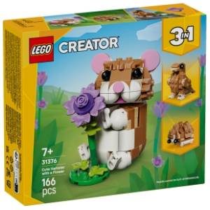 LEGO Creator 3in1 slatki hrčak sa cvetom 31376