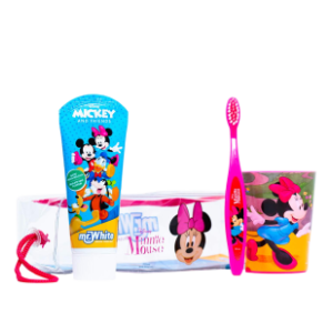 MINNIE Admiranda set oral care četkica pasta čaša neseser
