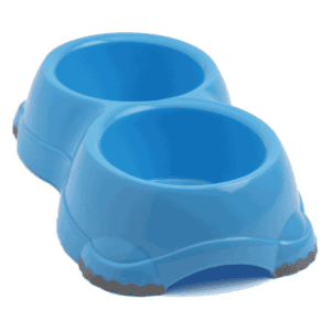 MODERNA Double smarty bowl dupla posuda plava