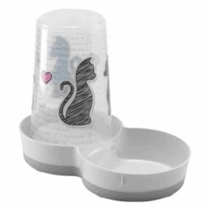 MODERNA Trendy store cats in love silos za hranu i vodu 1,5l