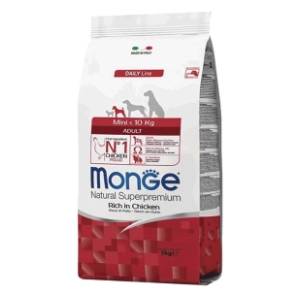 MONGE Mini adult hrana za pse piletina 3kg
