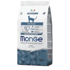 MONGE Monoprotein kitten hrana za mačke pastrmka 1,5kg