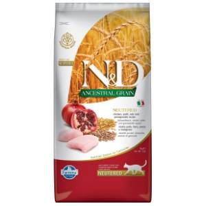 N&D Ancestral grain hrana za sterilisane mačke piletina nar 5kg