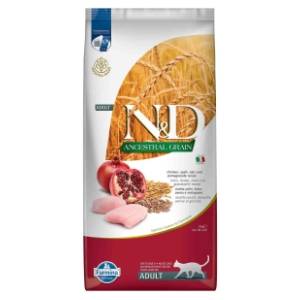 N&D Ancestral grain hrana zaodrasle mačke piletina nar 10kg