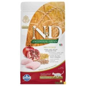 N&D Low grain hrana za sterilisane mačke piletina i nar 1,5kg