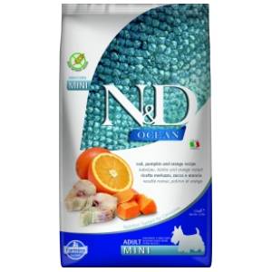 N&D Ocean mini hrana za pse bakala bundeva i pomorandža 2,5kg