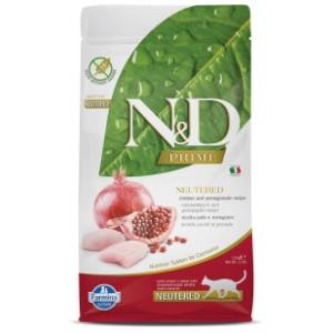 N&D Prime Hrana za sterilisane mačke piletina i nar 1,5kg