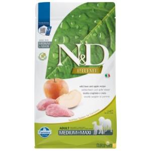 N&D Prime medium maxi adult jabuka divlja svinja 2,5kg
