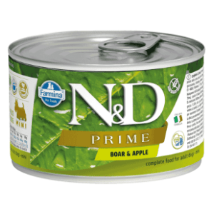 N&D Prime mini adult hrana za pse jabuka divlja svinja 140g