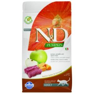 N&D Pumpkin hrana za odrasle mačke bundeva i srnetina 1,5kg