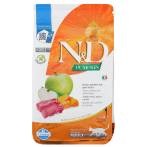 N&D Pumpkin hrana za odrasle mačke bundeva i srnetina 300g