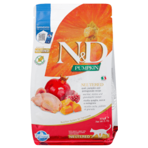 N&D Pumpkin hrana za sterilisasene mačke bundeva prepelica 300g
