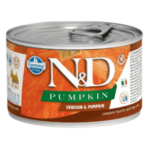N&D Pumpkin mini adult hrana za pse bundeva i jelen 140g