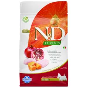 N&D Pumpkin mini adult hrana za pse piletina i nar 800g