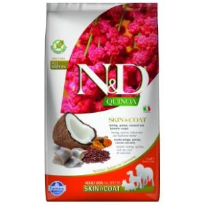 N&D Quinoa skin & coat haringa kokos i kurkuma 2,5kg