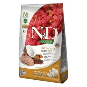 N&D Quinoa skin & coat prepelica kokos i kurkuma 2,5kg