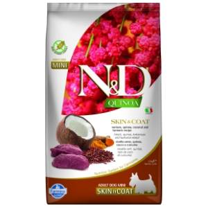 N&D Quinoa skin & coat mini srnetina kokos kurkuma 2kg