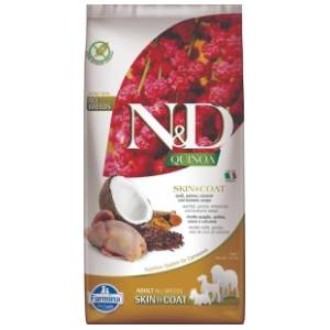 N&D Quinoa skin & coat prepelica kokos i kurkuma 7kg
