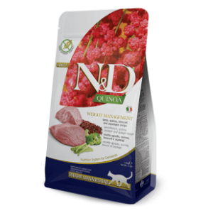 N&D Quinoa weight management hrana za mačke jagnjetina 1,5kg