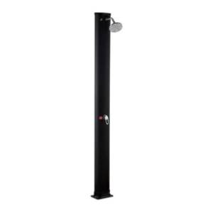 NERO solarni tuš pljosnati elipsa 214cm 40l crni