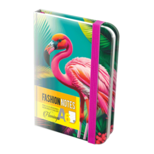 Notes sa lastišem A6 OPTIMUM Fashion flamingosi