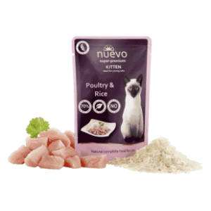 NUEVO Kitten hrana za mačiće živina i pirinač 80g