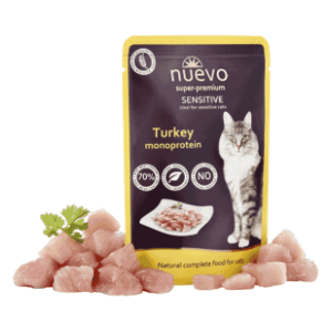 NUEVO Monoprotein grain free hrana za mačke ćuretina 80g