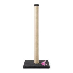 PAWS & WHISKERS Aero grebalica za mačke 37,5x102x37,5cm crna