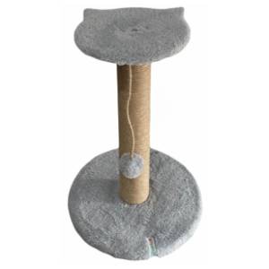 PAWS & WHISKERS Miene grebalica za mačke 40cm siva