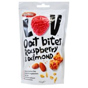 PELLITO ovseni zalogaj malina i badem 70g