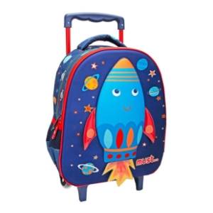 Ranac za školu MOJA KNJIŽARA Must space rocket trolley
