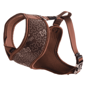 ROGZ am za pse Trendy wrapz brown bones M