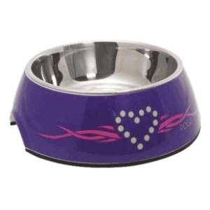 ROGZ Bubble bowlz 2u1 L purple chrome činija za pse