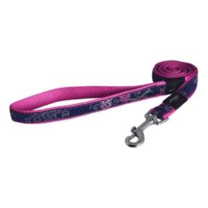 ROGZ Denim rose povodac za pse S