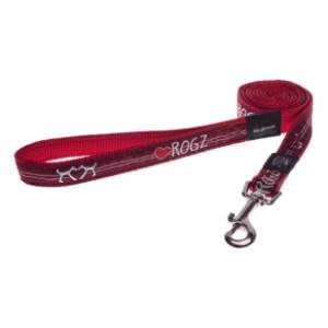 ROGZ Red heart povodac za velike pse XXL