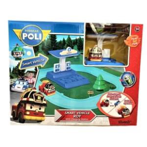 Set za igru Roy sa benziskom pumpom ROBOCAR POLY