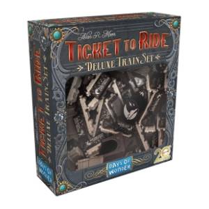 Ticket to ride Europe 20th anniversary deluxe train set black