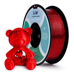 ZIRO Glitter Twinkling PLA 1,75 mm Bright Red 3D filament