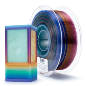 ZIRO Gradient Translucent PLA 1,75 mm Crystal Prism 3D filament