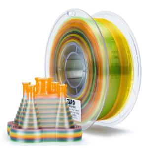 ZIRO Gradient Translucent PLA 1,75 mm Crystal Sunshine 3D filament
