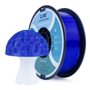 ZIRO Translucent PLA 1,75 mm Blue 3D filament
