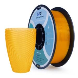 ZIRO Translucent PLA 1,75 mm Orange 3D filament